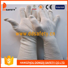 Natural Cotton/Polyester. String Knit., String Knitted Glove (DCK713)